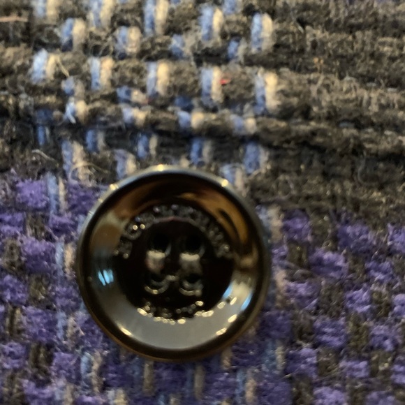 Authentic Burberry Brit Check Wool Coat 8 10 42 - Picture 6 of 9